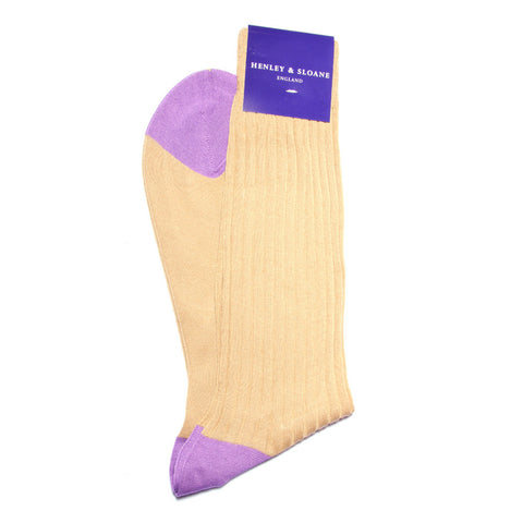 Heel/Toe Ribbed Dress Sock